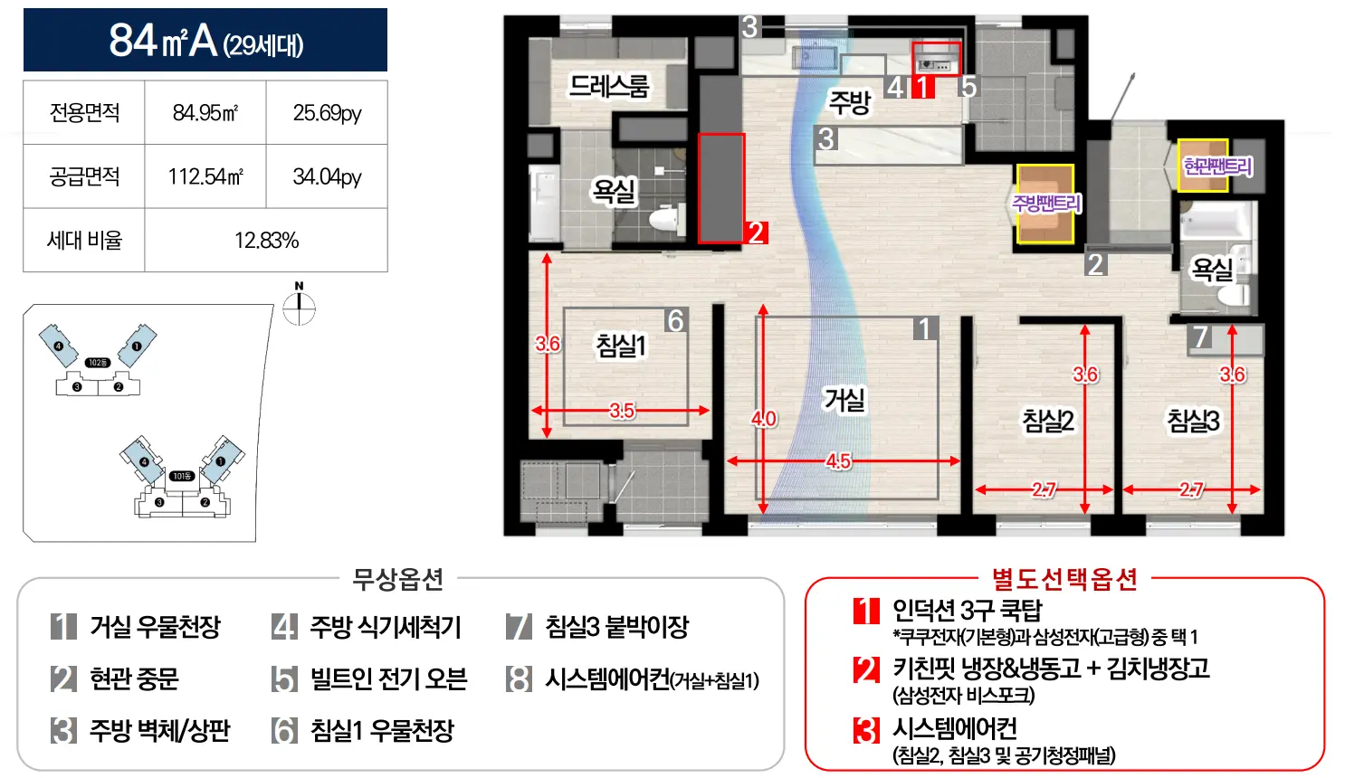 광주 상무 퍼스티넘 스위첸 84mA3 27세대